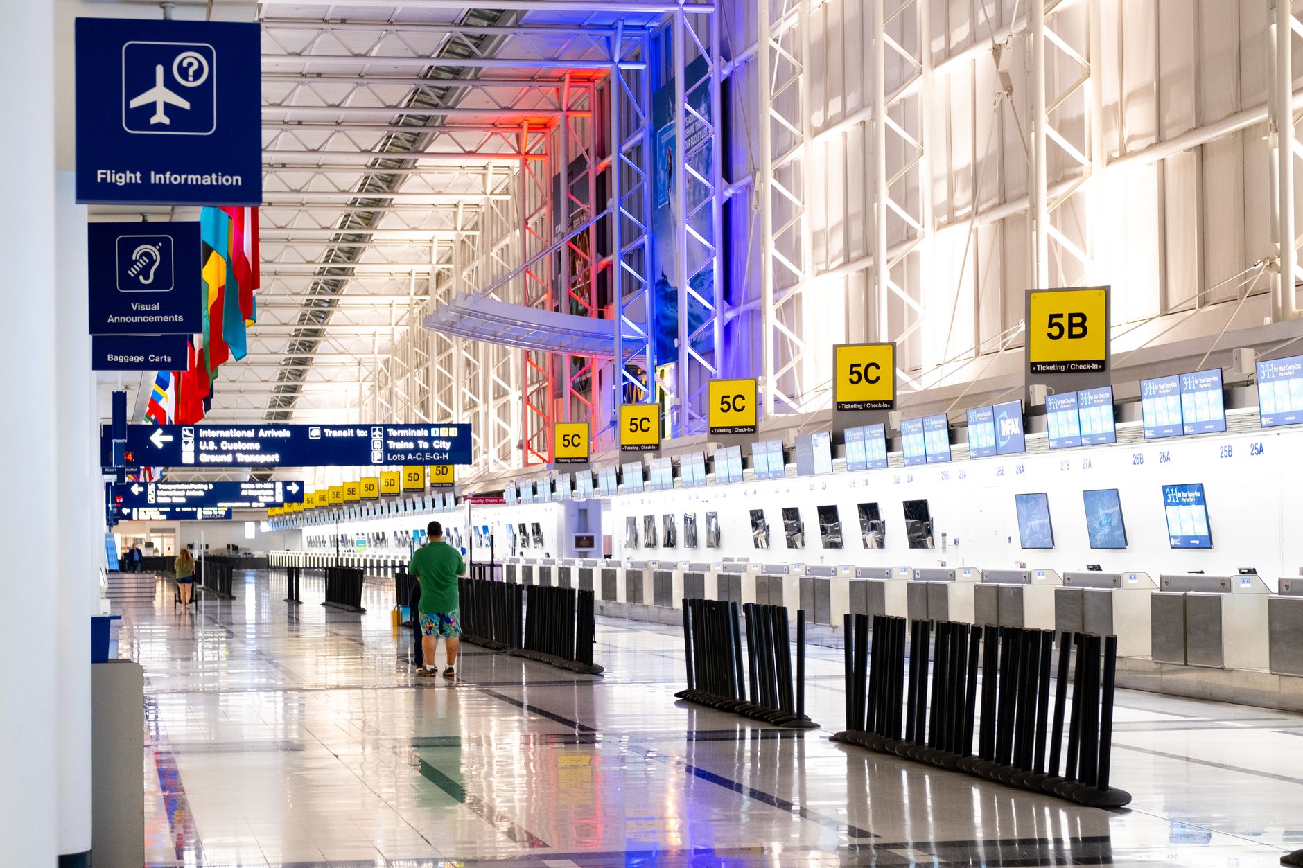Cologne Bonn Airport Departures: two terminals, one time-slot system, round the clock